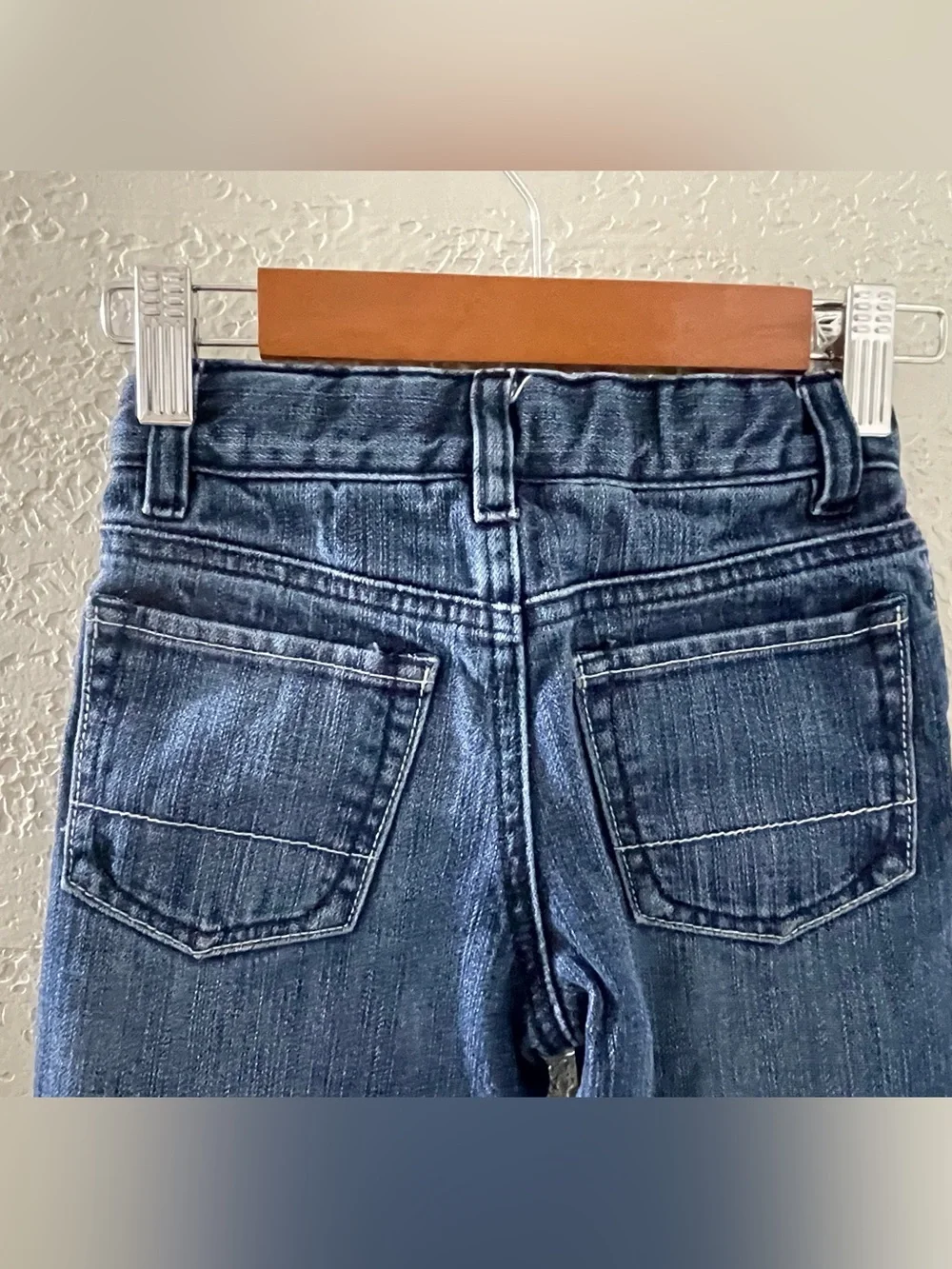 GAP Boys' Dark Blue Insulated Thermal Denim Jeans Loose Fit 3T Adjustable waist